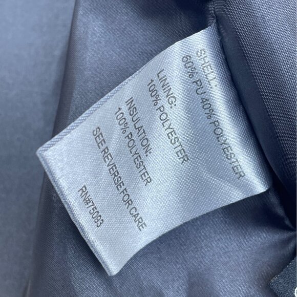 Pronto Uomo Mens Black Faux Leather Quilted Vest With Pockets Sz L - New - Picture 8 of 11